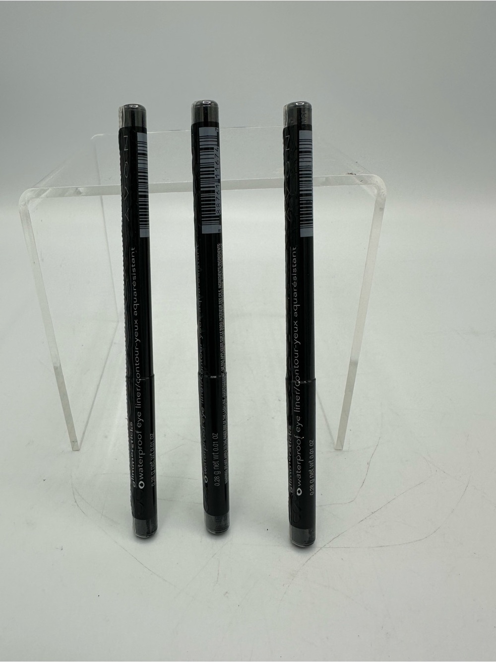 Lot of  3 - Avon fmg Glimmersticks Waterproof Eye Liners MIDNIGHT BLUE Sealed